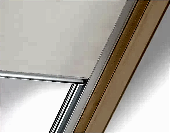 ROOFLITE® C2A 55x78 cm Raylı Siesta Stor Çatı Penceresi Perdesi - Görsel 2