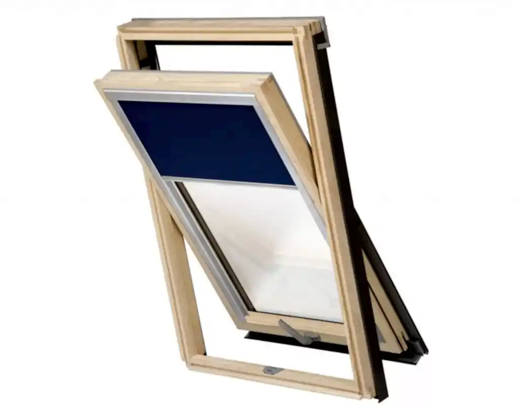 ROOFLITE® C2A 55x78 cm Raylı Siesta Stor Çatı Penceresi Perdesi - Görsel 4
