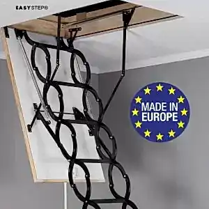 ES Metal Akordiyon 70x70 cm Metal Çatı Merdiveni