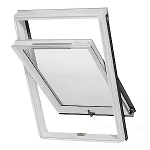 Rooflite AVY C4R 55x98 cm Beyaz Boyalı Ahşap Çatı Penceresi Eteklik Hediyeli